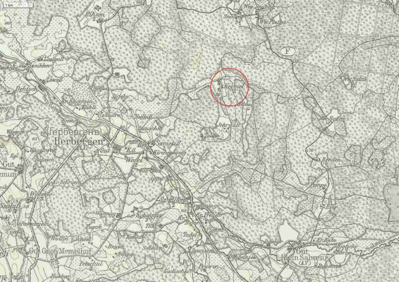 1914-1919. gadi. Karte des westlichen Russlands (KdWR). 1:75'000 (vesture.dodies.lv)