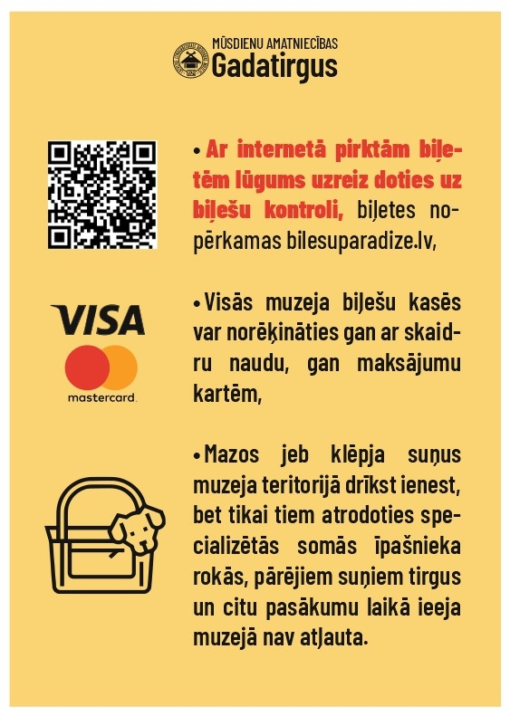 Amatniecības tirgus online biļetes