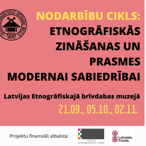 Etnogrāfiskās zināšanas modernai sabiedrībai.PODNIECĪBA