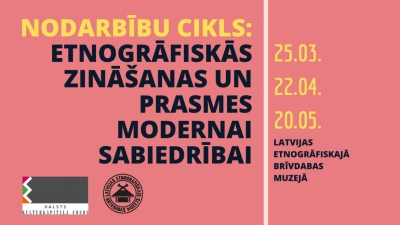 Nodarbību cikla afiša.