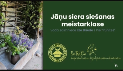 Jāņu siera siešanas meistarklases afiša
