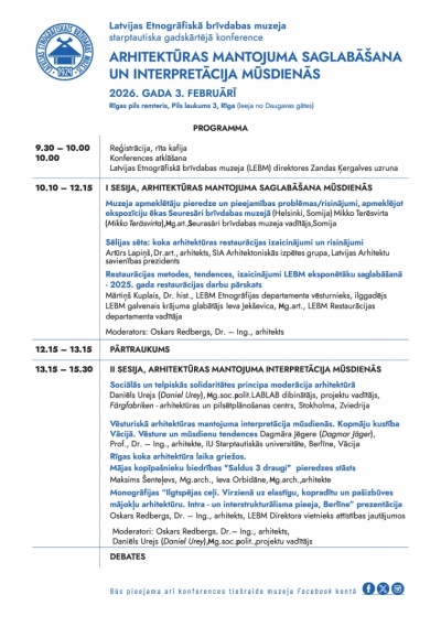 Konferences programma