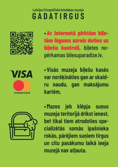 Info par gadatirgus biļetēm