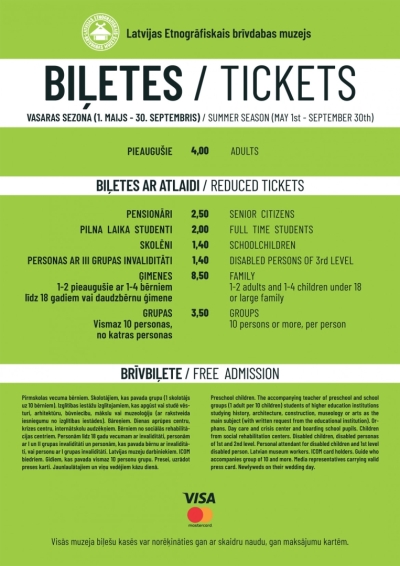 Info par gadatirgus biļetēm