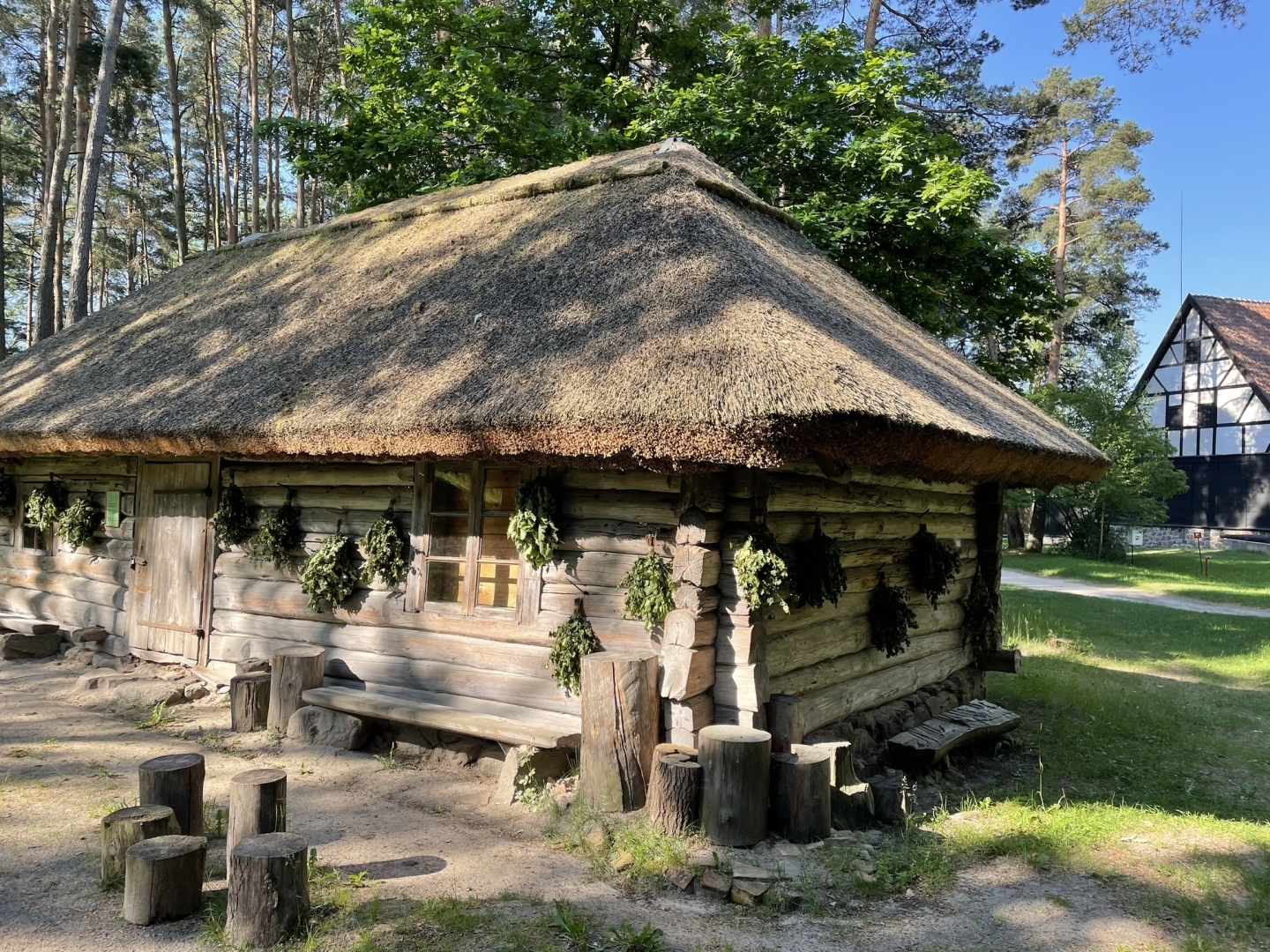 Vidzemes zemnieku sētas pirtiņa.