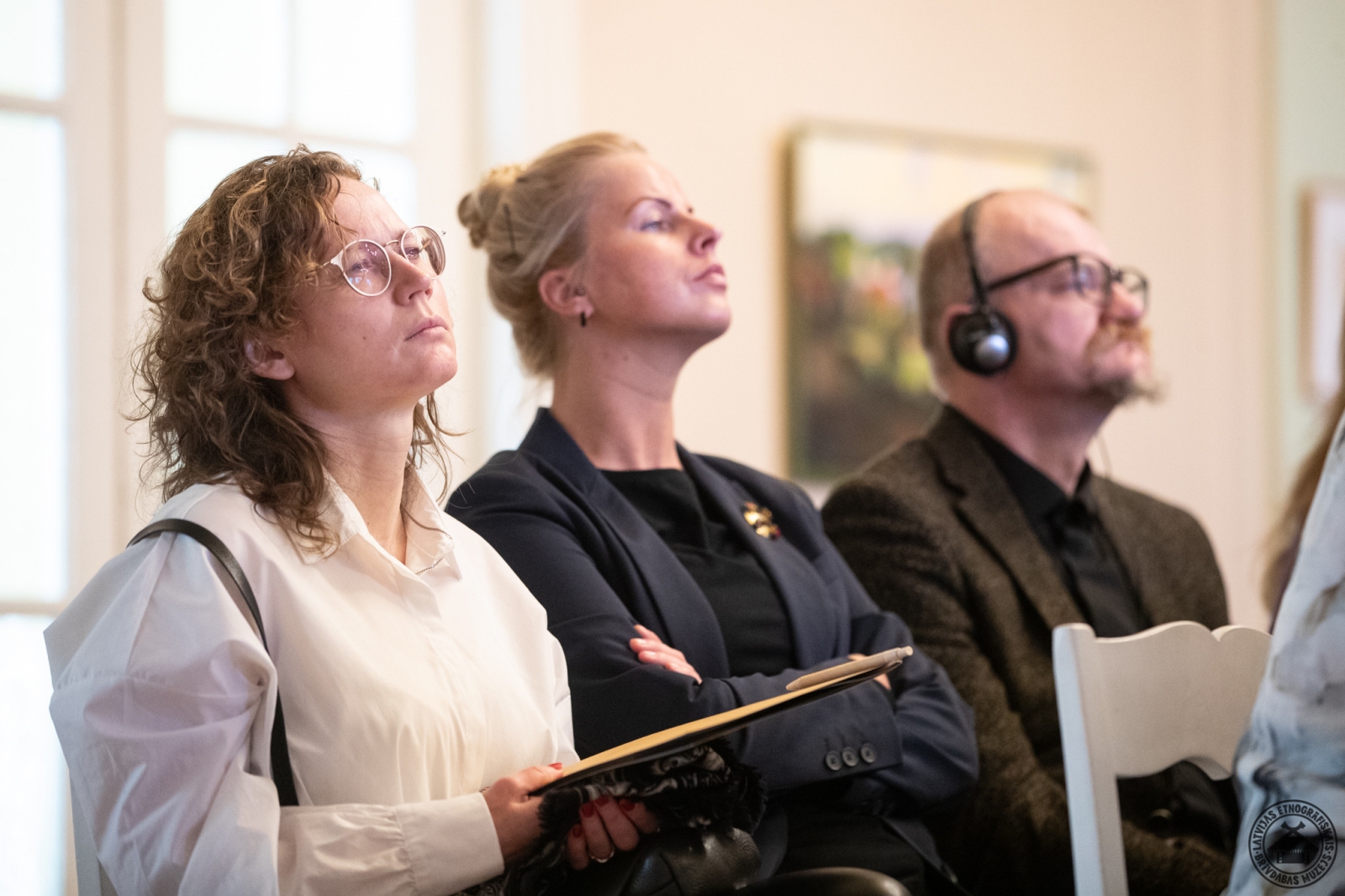Muzeja arhitekts skaidro vēsturisko ēku saglabāšanas tehniskos aspektus. 